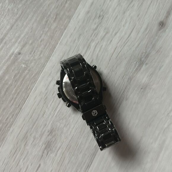 GOLDEN HOUR Stainless Steel AnalogDigital Outdoor Sport WaterproofBig Heavy Nwt - Picture 11 of 11